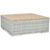 Kampinis lauko baldų komplektas AVOCADO WOOD Pilka